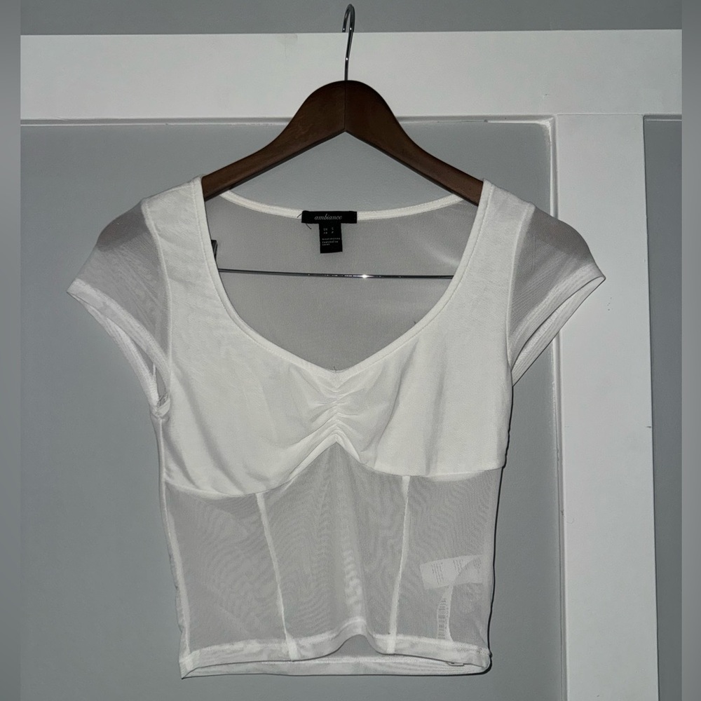 new white crop top